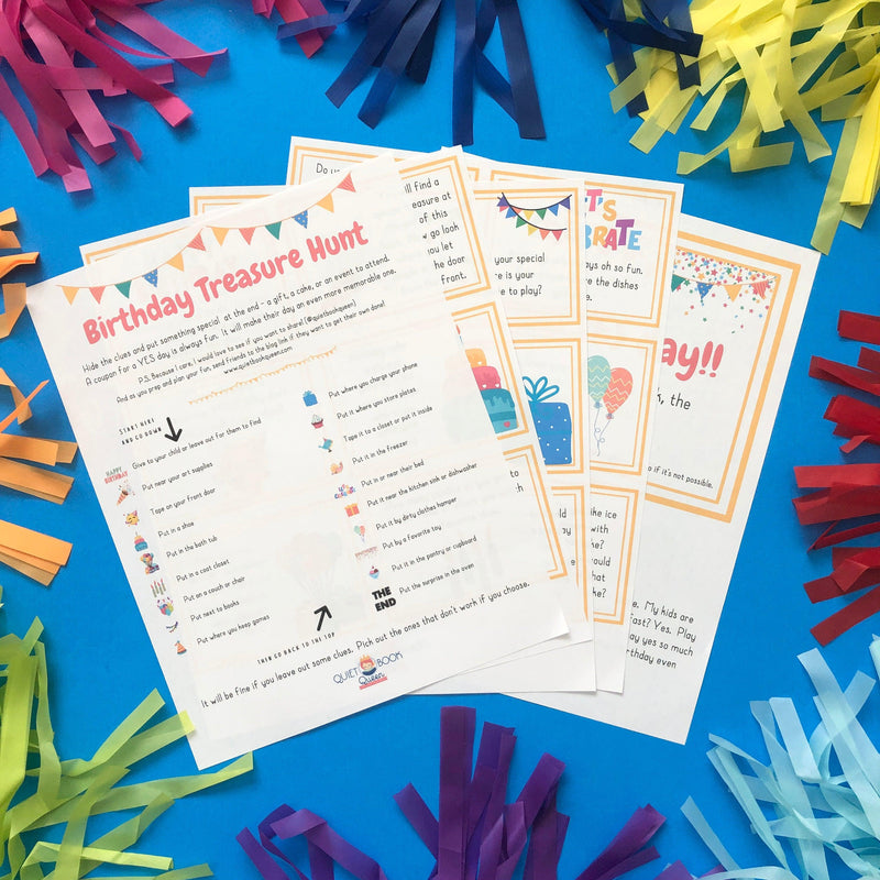 Birthday Treasure Hunt Clues