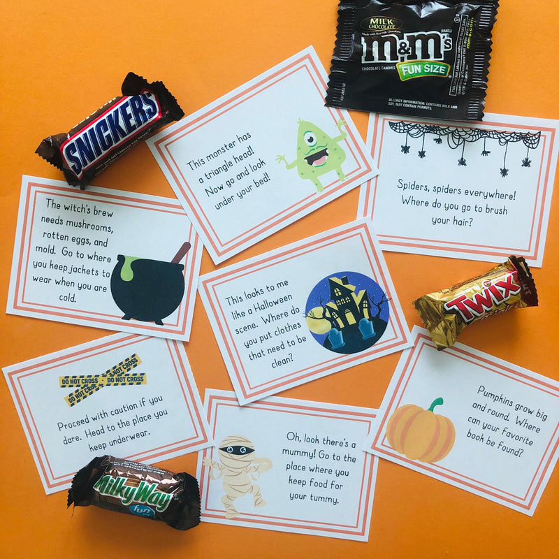 Halloween Candy Treasure Hunt