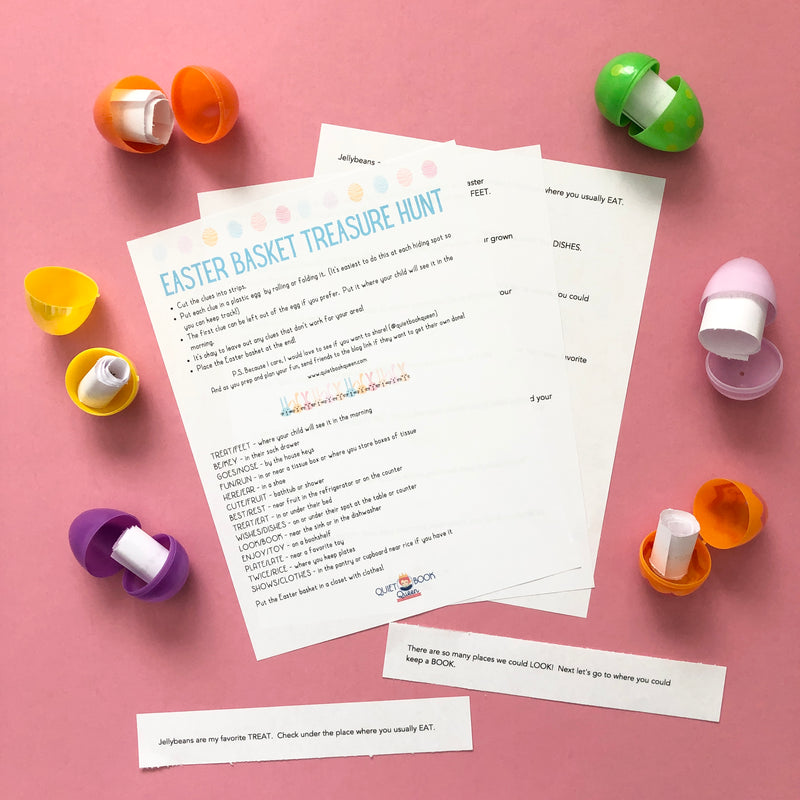 Easter Basket Treasure Hunt Clues