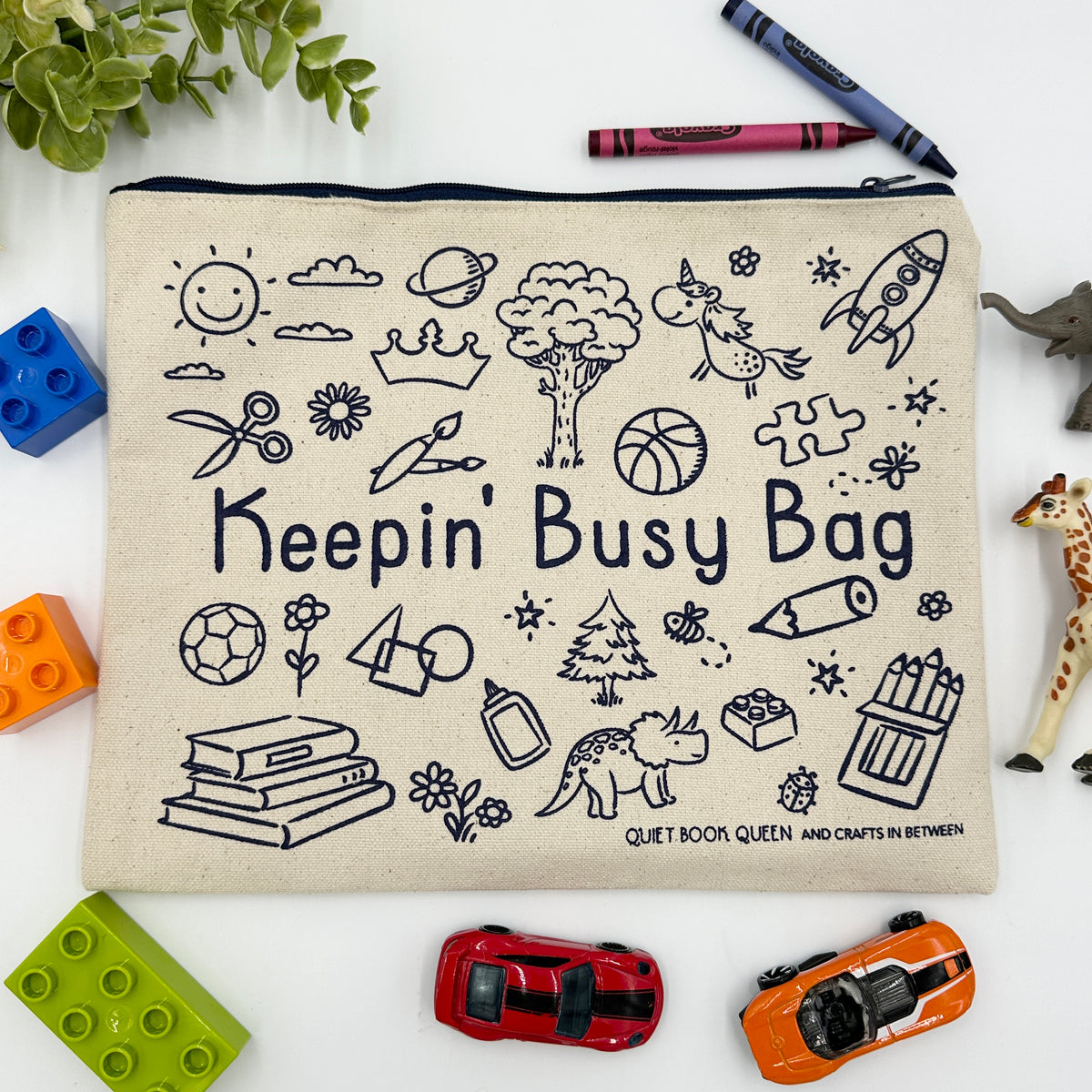 Busy Bag Zipper Pouch