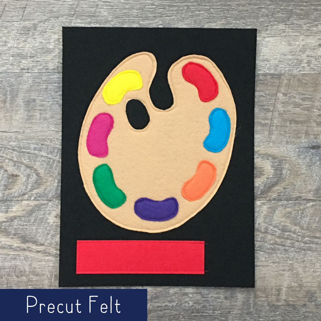 Paint Palette - Precut Felt