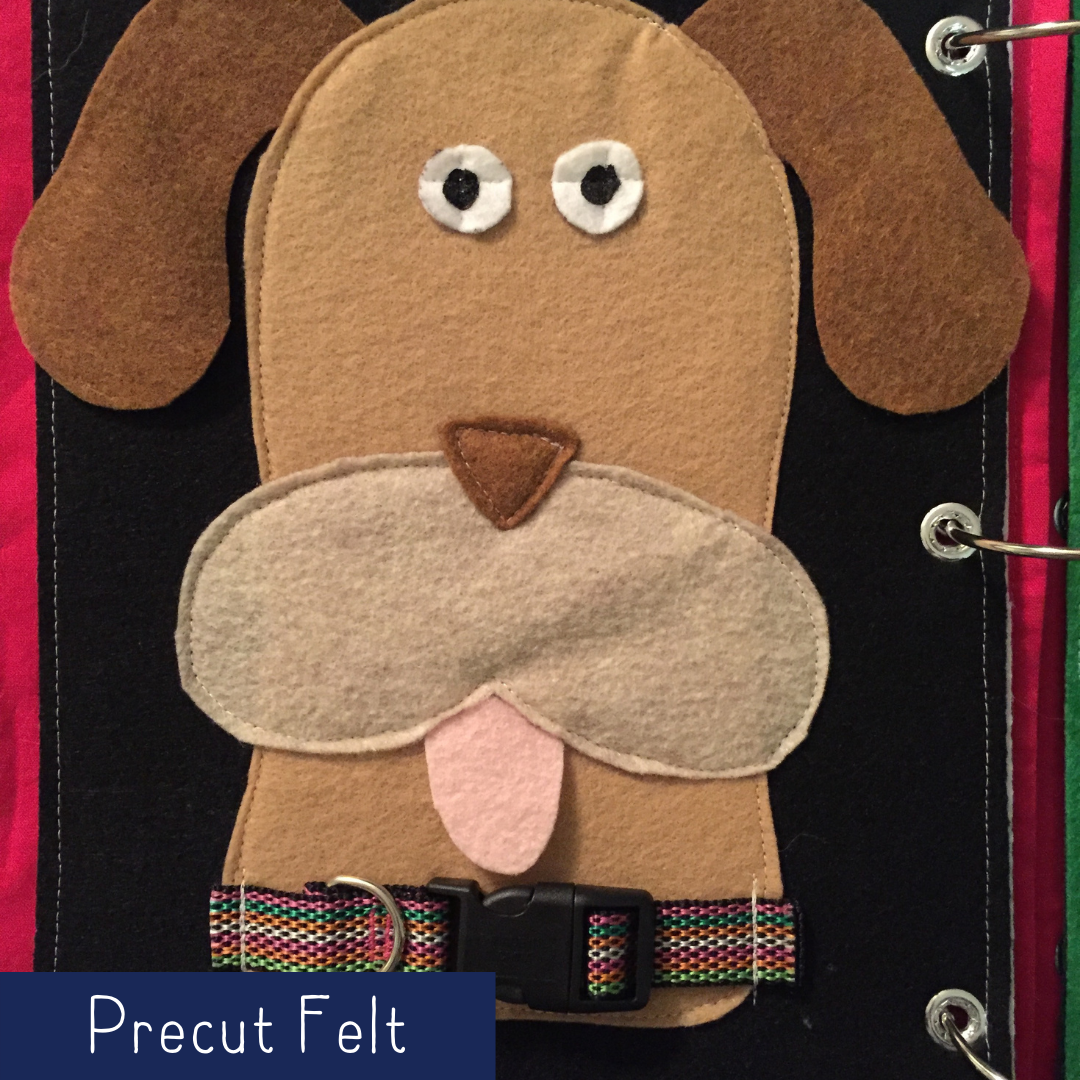 Dog with Buckle Collar - Precut Felt