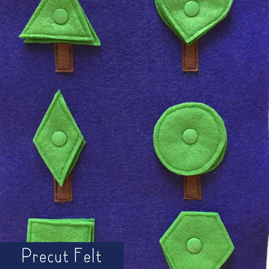 Christmas Tree Shapes - Precut Felt