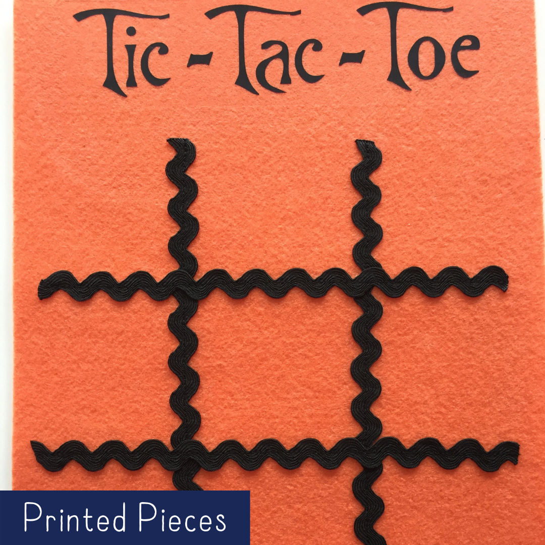 Tic Tac Toe - Printed Pieces