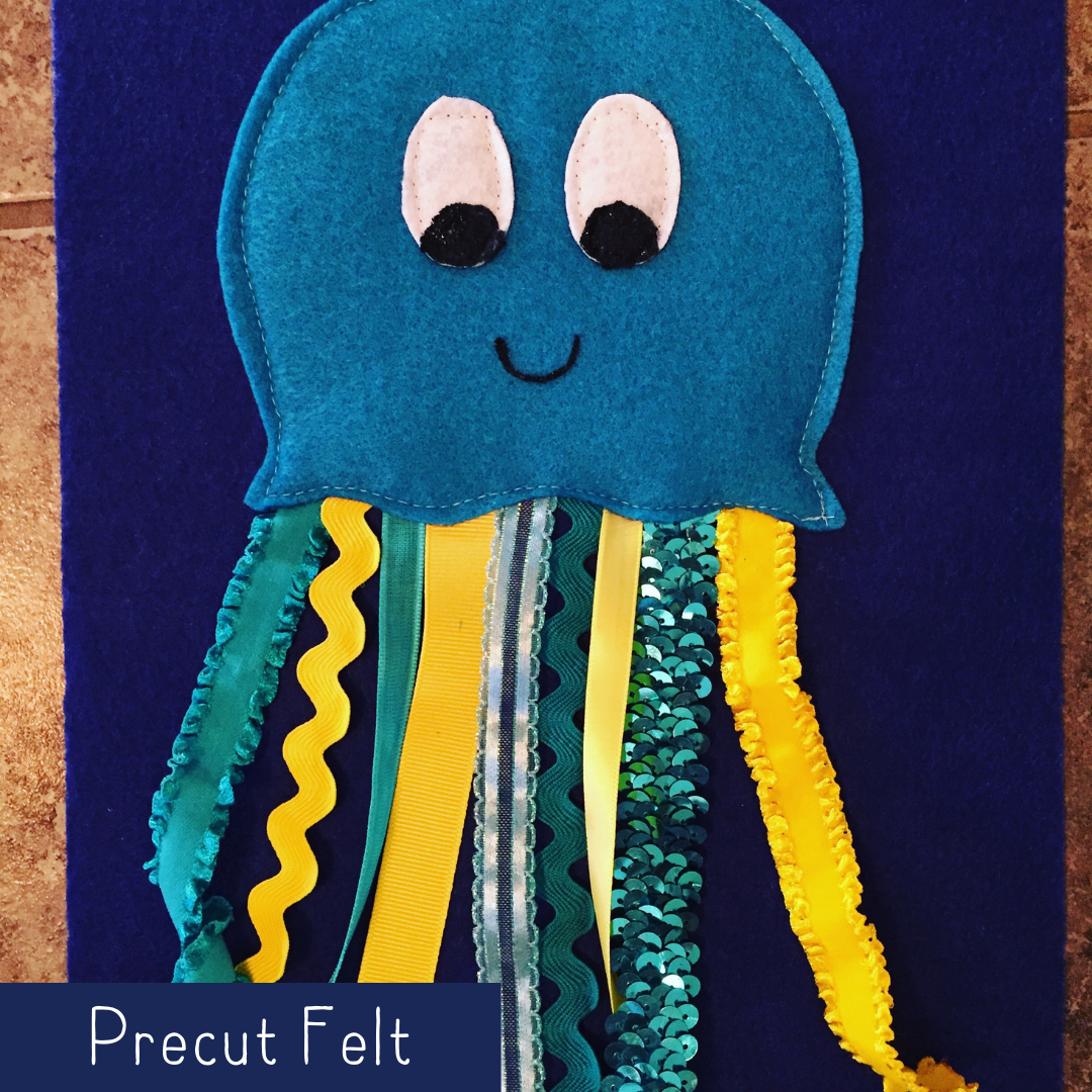 Texture Jellyfish - Precut Felt