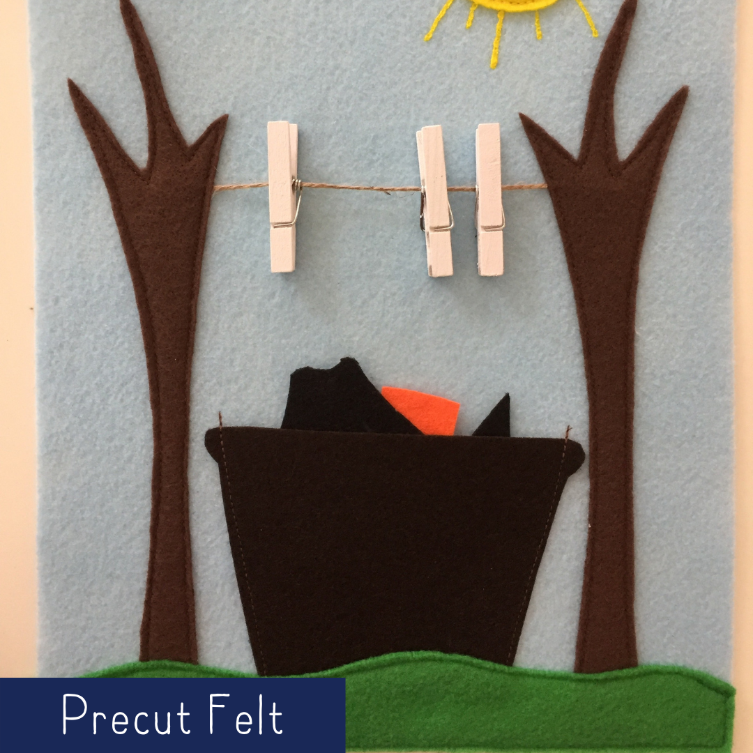 Witch's Laundry - Precut Felt