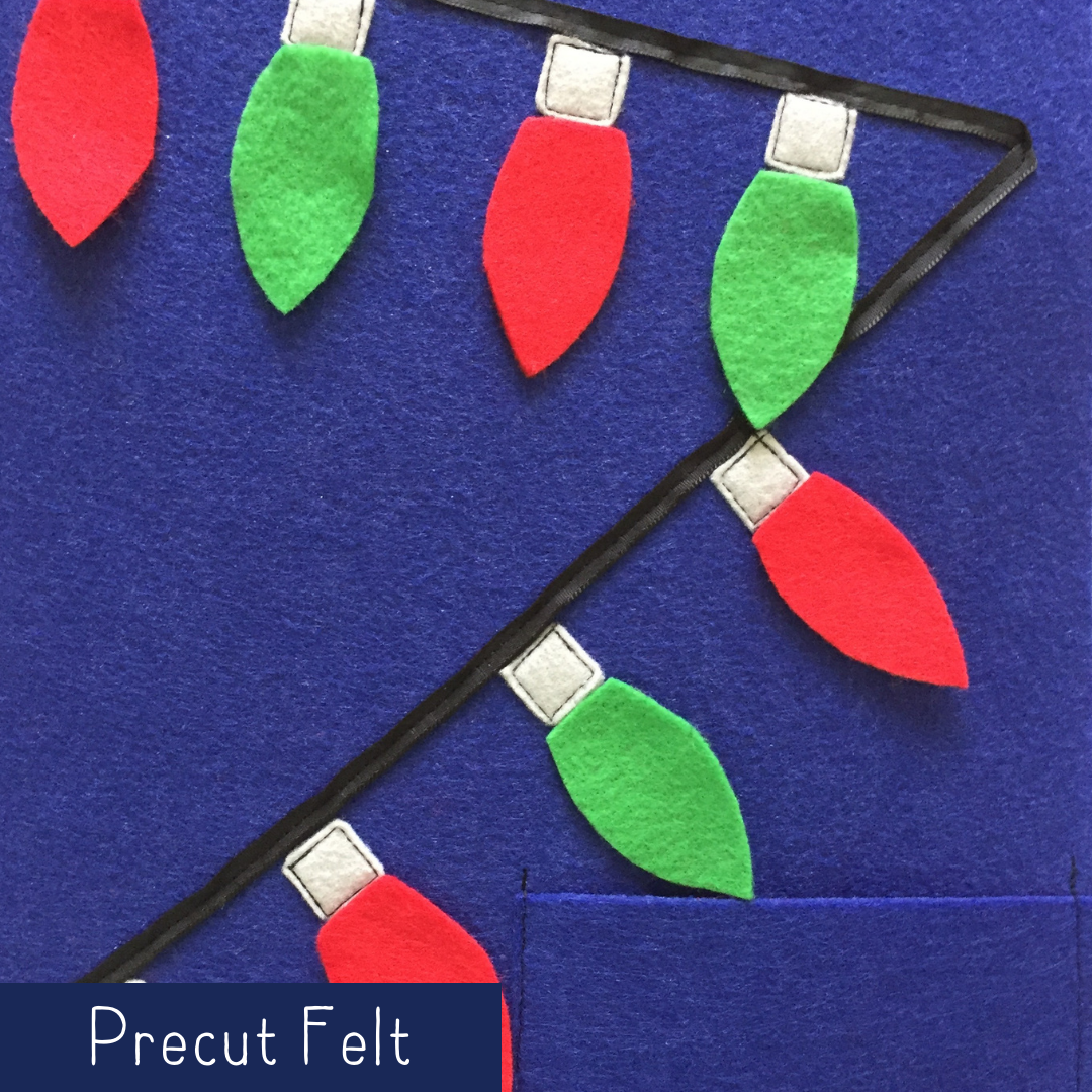 Christmas Light Patterns - Precut Felt
