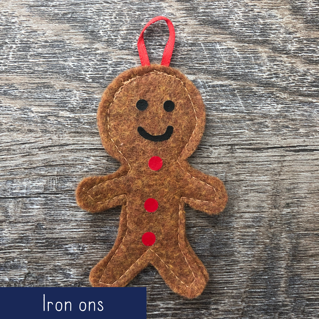 Gingerbread Man - Iron Ons