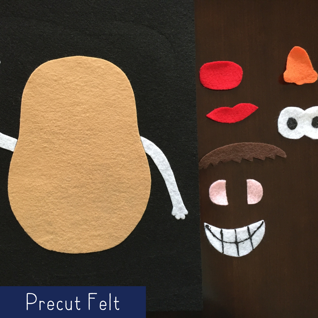 Mr. Potato Head: Body and Face Pieces - Precut Felt