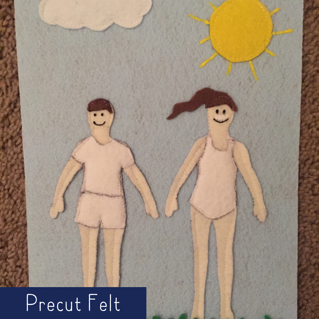 Dress Up Dolls - Precut Felt