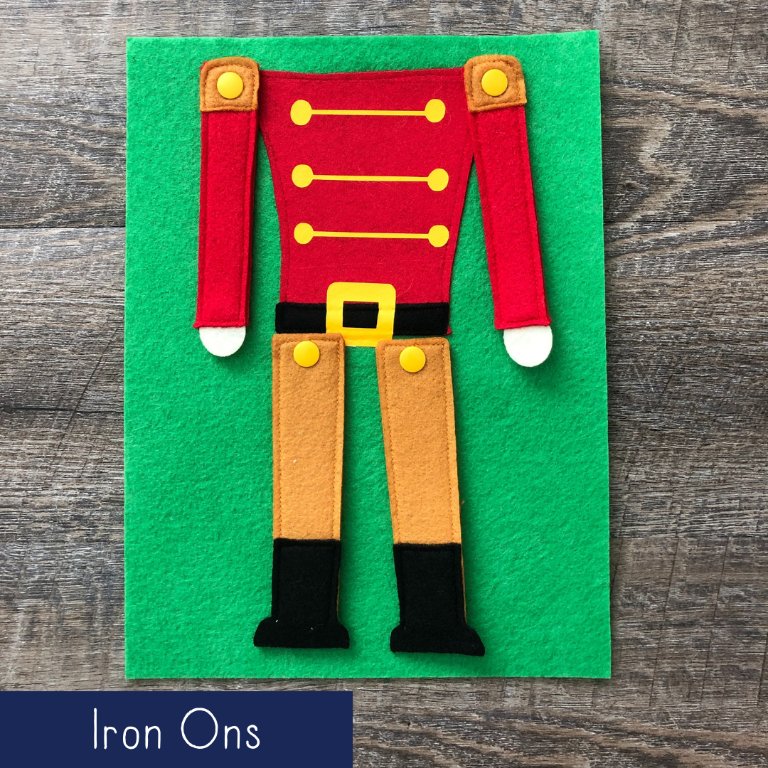 Snap Together Nutcracker - Iron Ons