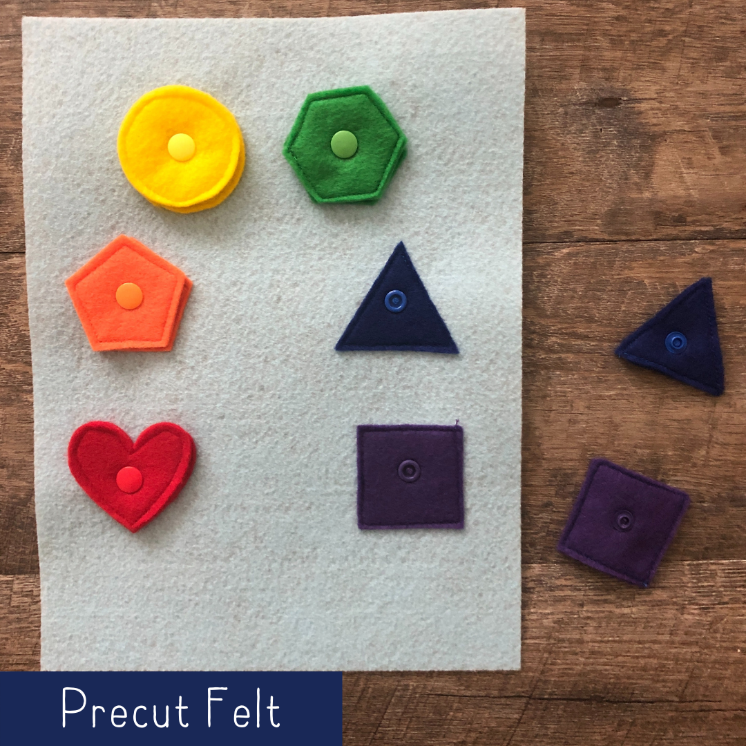 Rainbow Shapes - Precut Felt