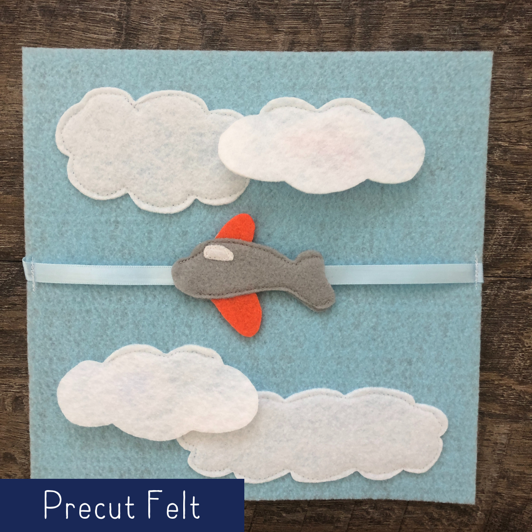Sliding Airplane - Precut Felt
