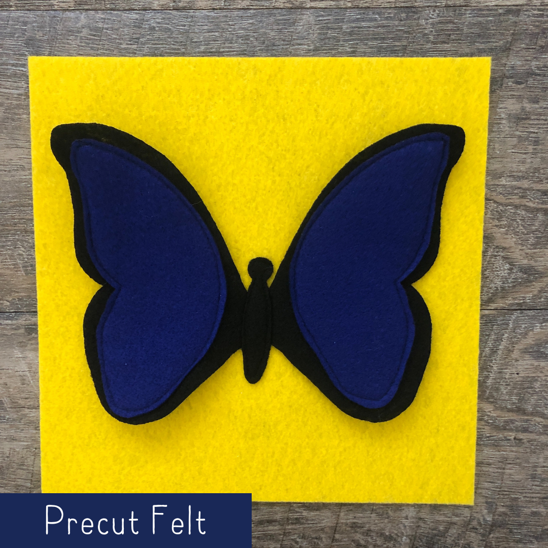 Crinkle Butterfly - Precut Felt