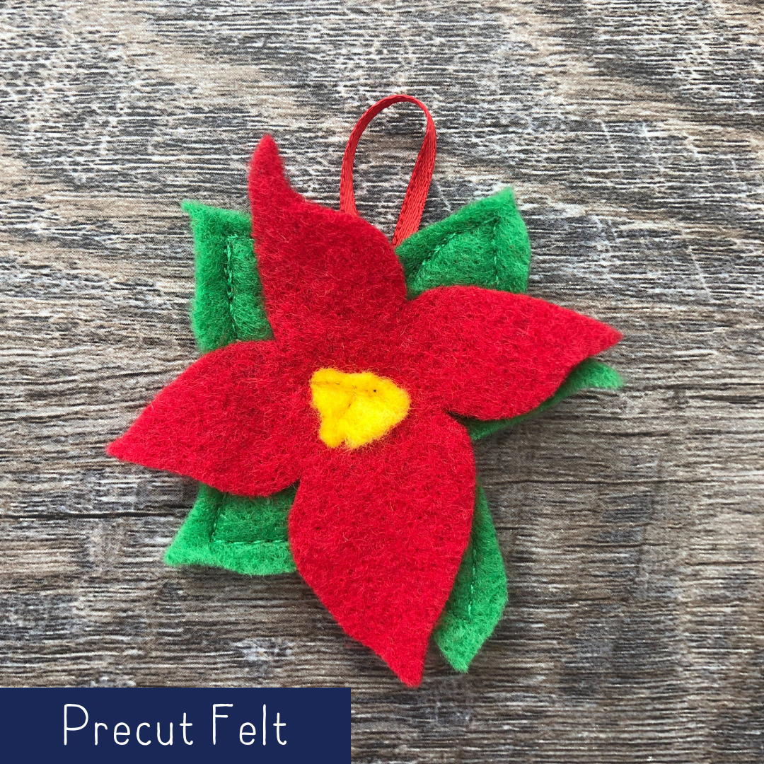 Poinsettia - Precut Felt