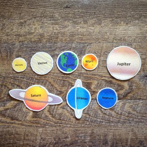 Planets Felt Story Set