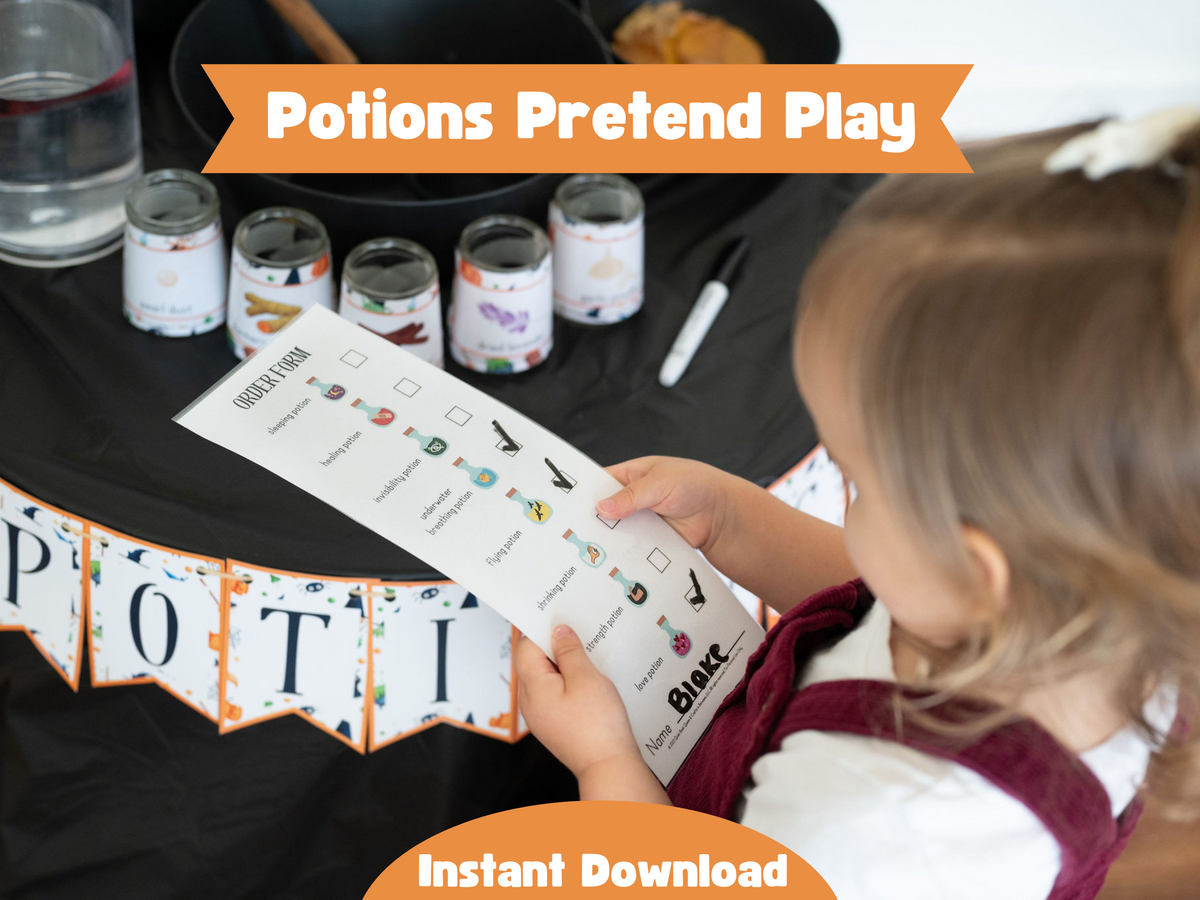 Potions Pretend Play Printable Activity Set