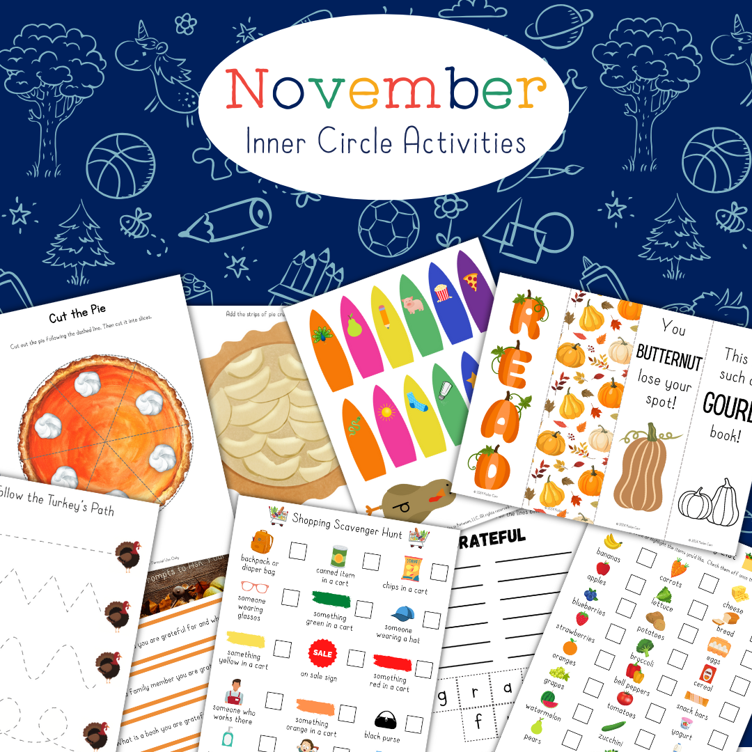 November 2024 Screen-Free Printable Bundle