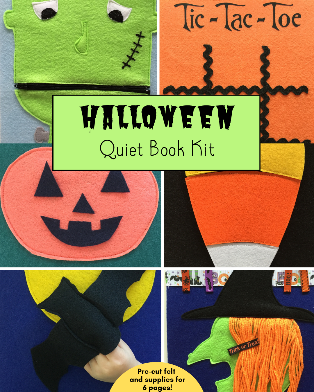 Halloween Quiet Book Kit