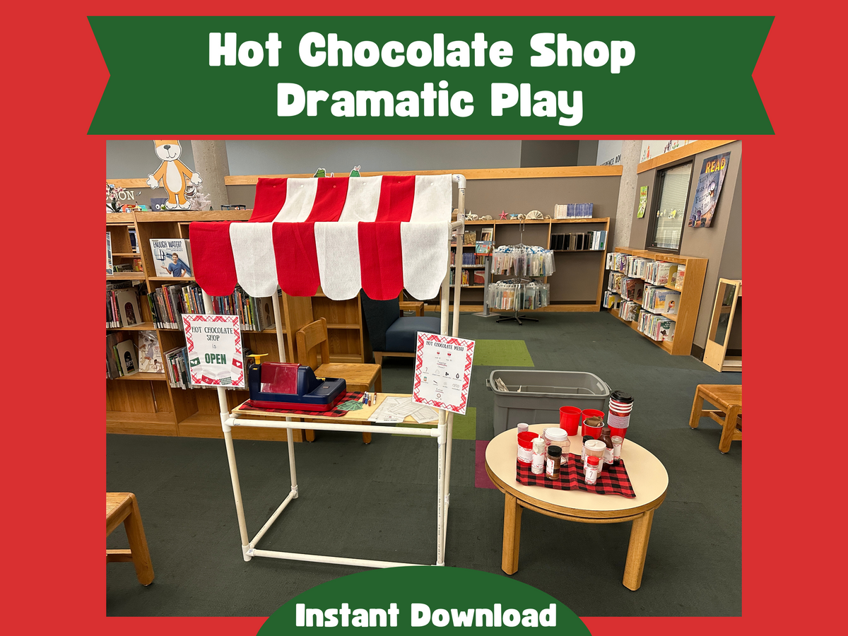 Hot Chocolate Pretend Play Printable Activity Set