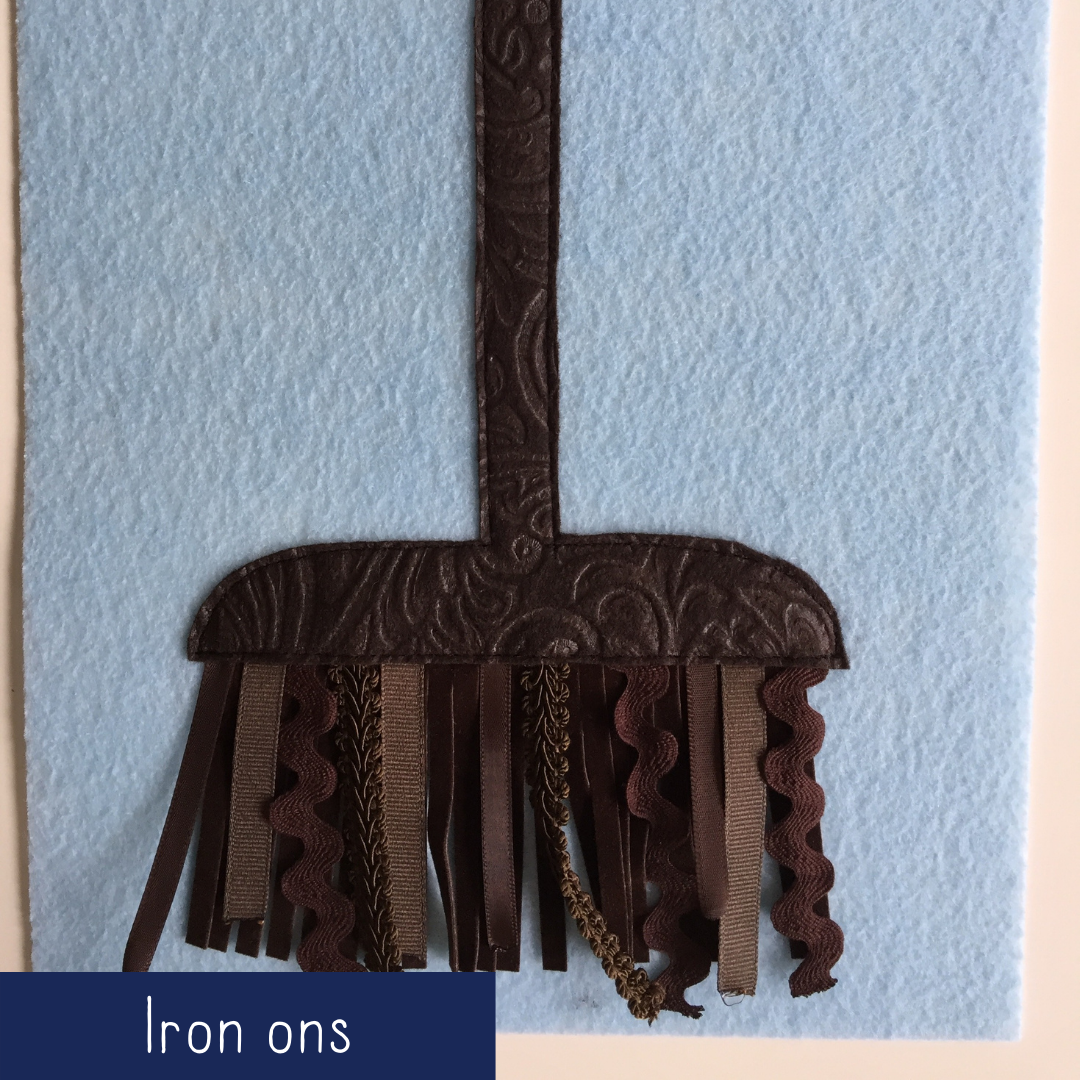 Texture Witch's Broom - Precut Felt