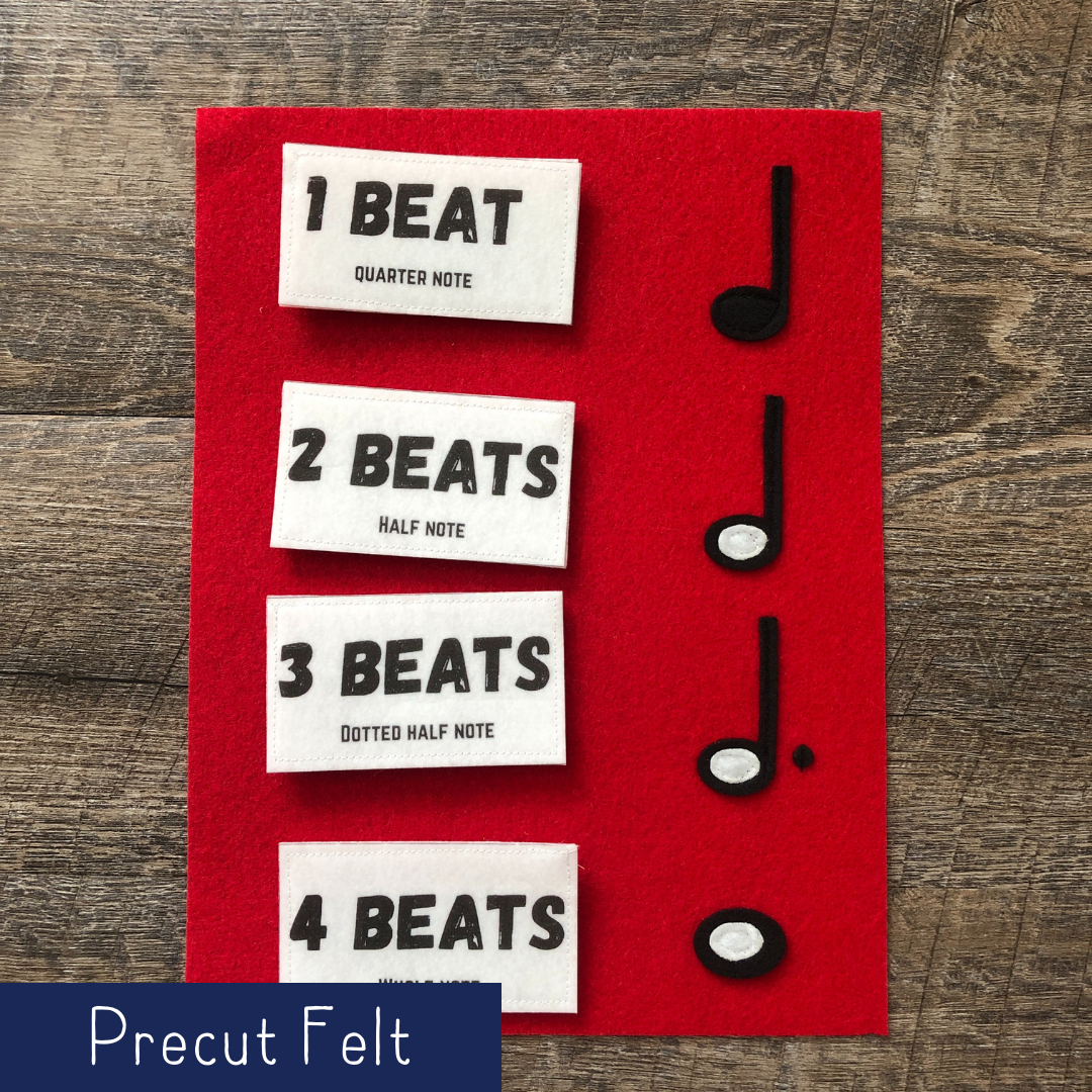 Music Beats - Precut Felt