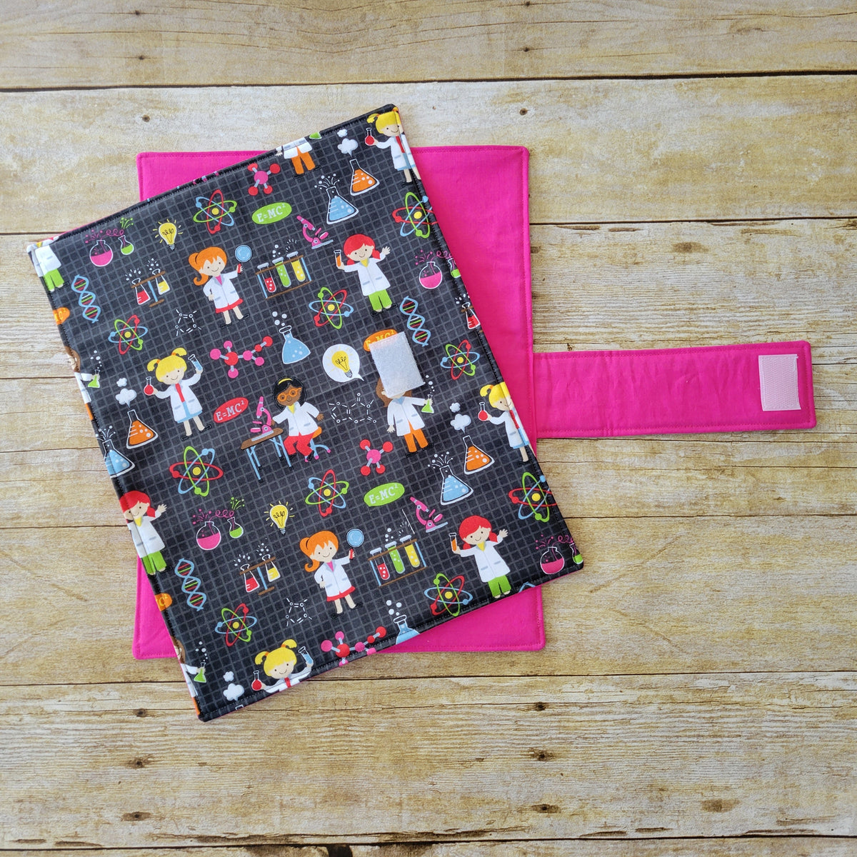 Quite Book Science Science Girl Quiet Book Cover – Kailan Carr