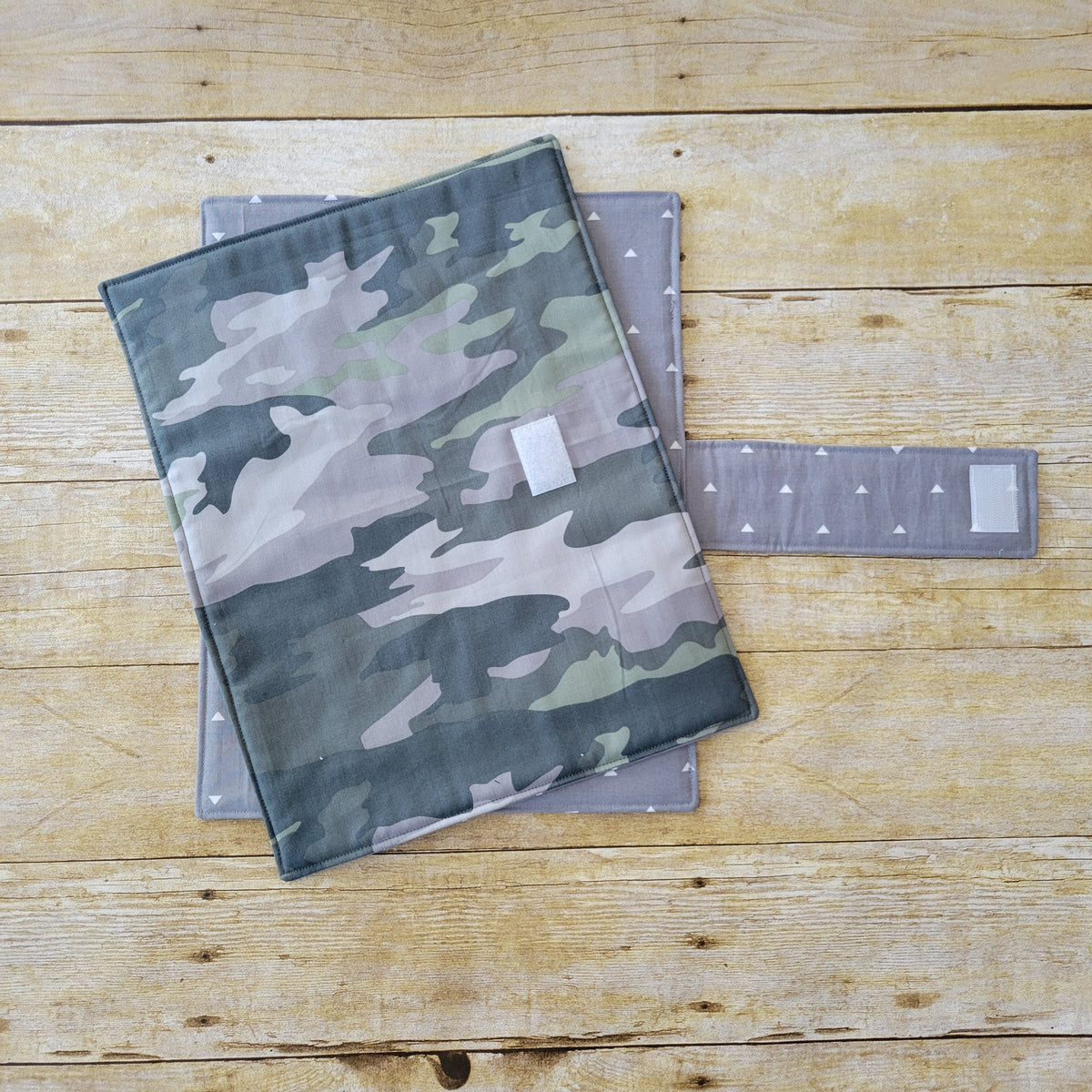 Muted Camo Quiet Book Cover