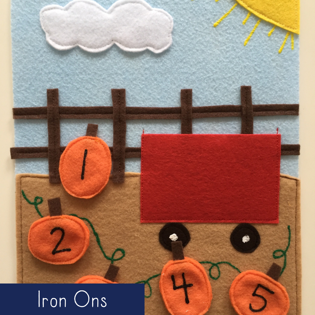 Pumpkin Patch Counting - Iron Ons