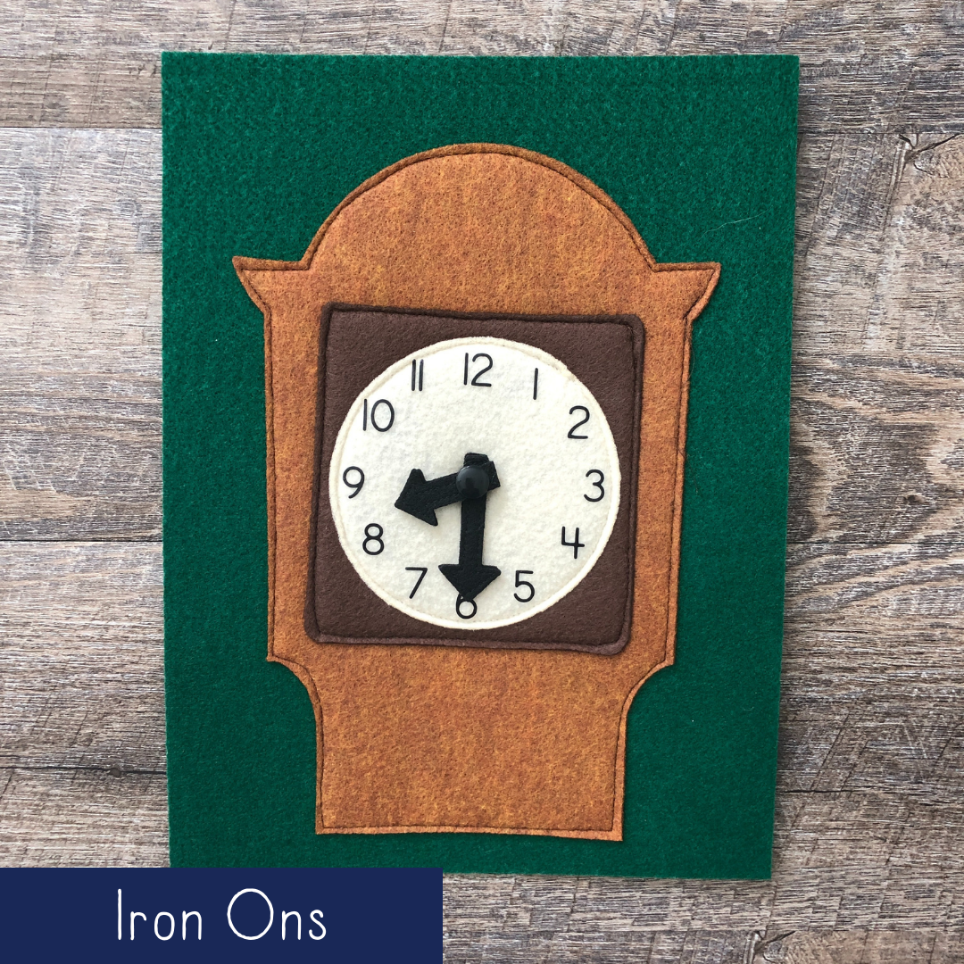 Clock - Iron Ons