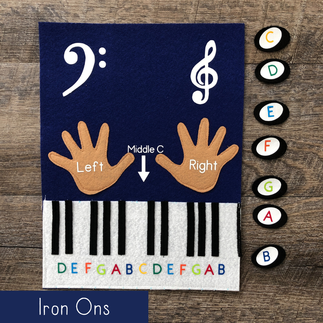 Music Notes Part 1 - Iron Ons