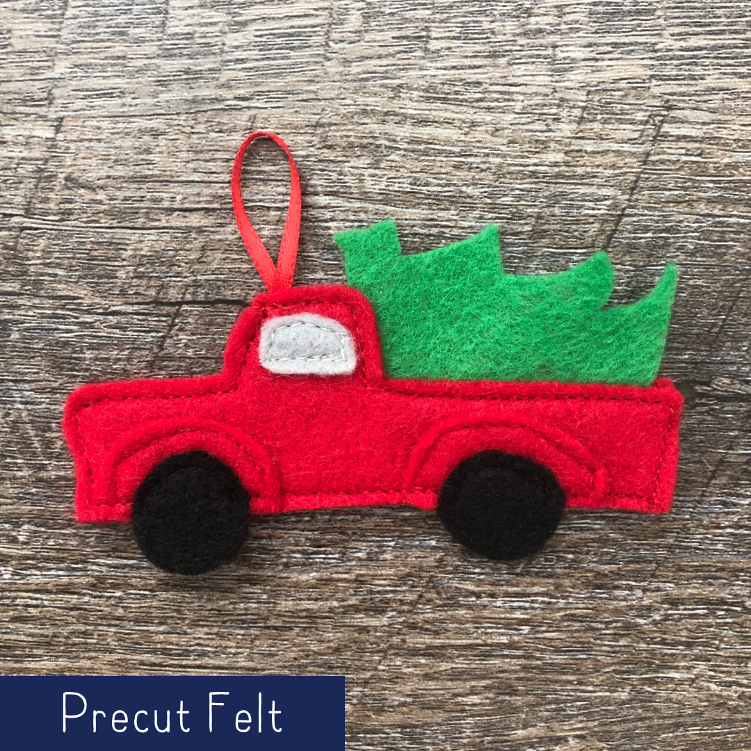 Red Truck - Precut Felt
