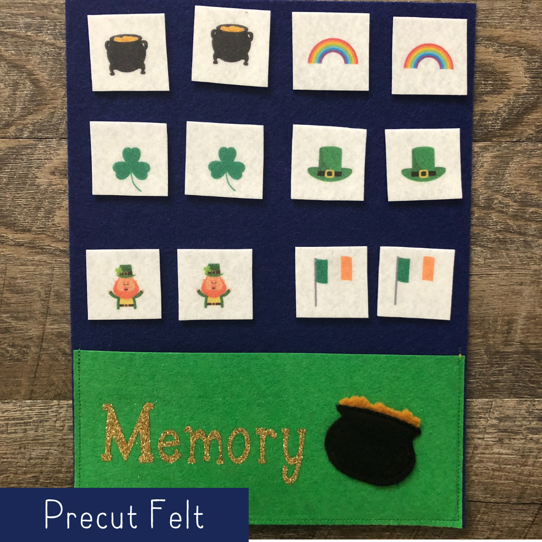 St. Patrick's Day Memory - Precut Felt