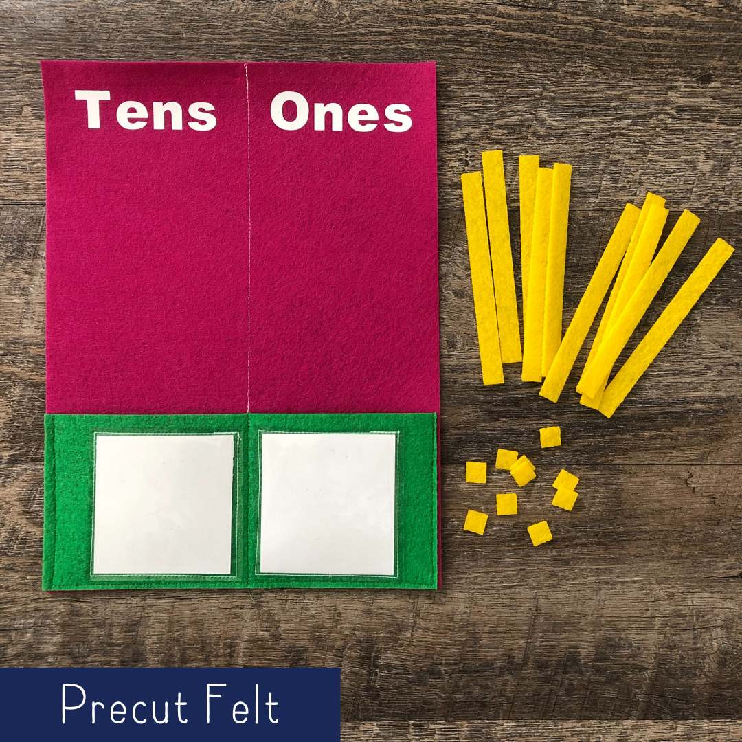 Tens and Ones - Precut Felt