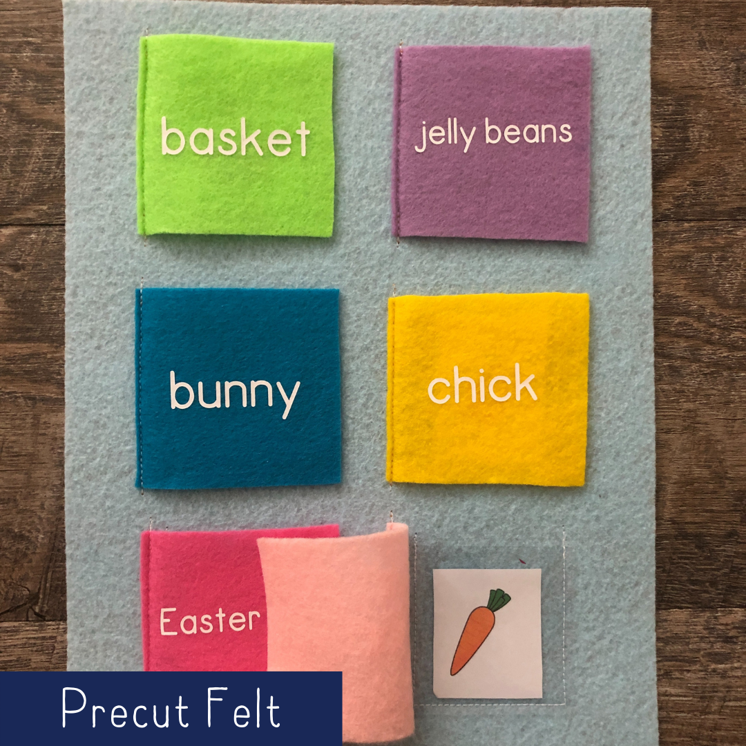 Easter Vocabulary - Precut Felt