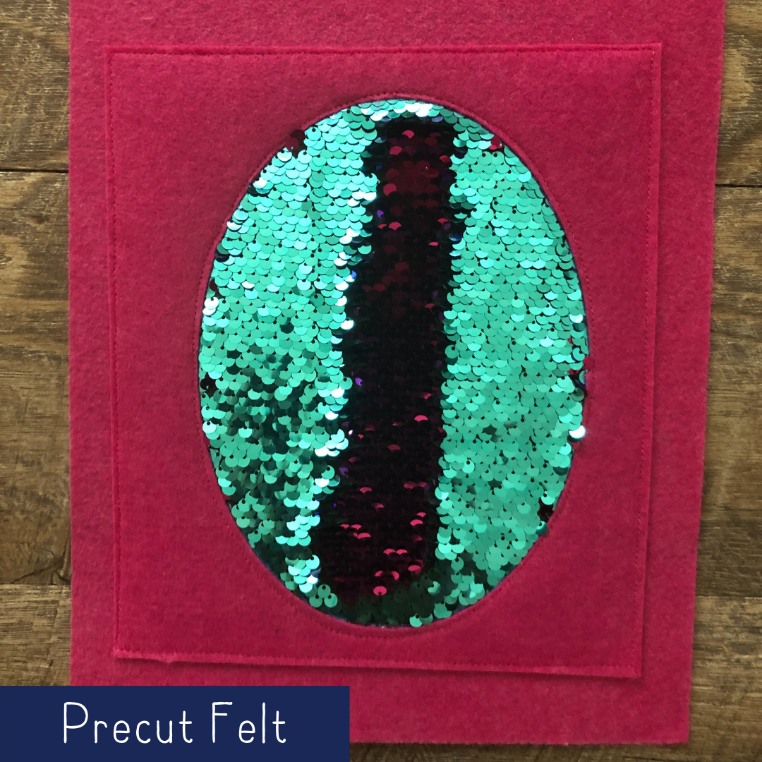Easter Egg Flip Sequins - Precut Felt