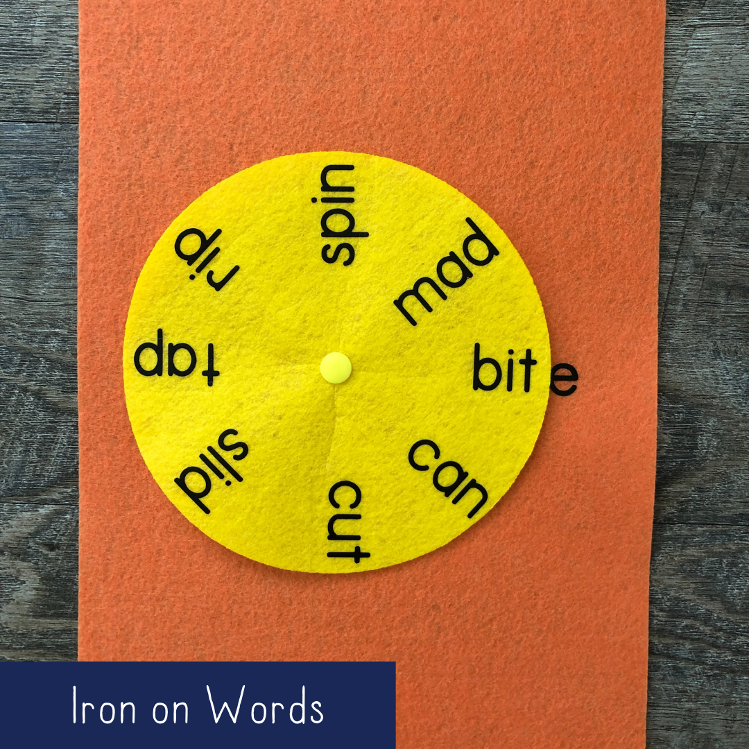 Magic E Wheel - Iron On Words