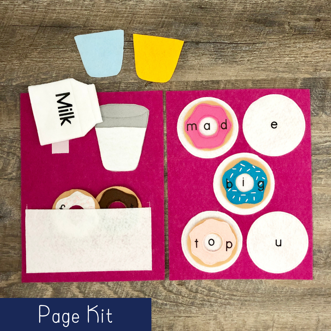 Donuts and Milk Page Kit