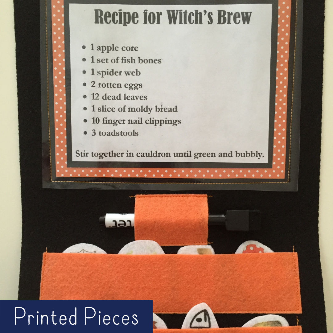 Witch's Brew Recipe (part 1) - Printed Pieces