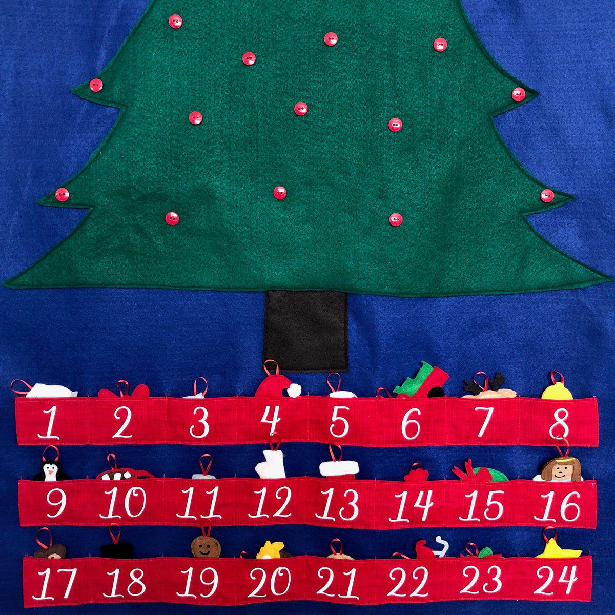 Advent Calendar Iron On Numbers