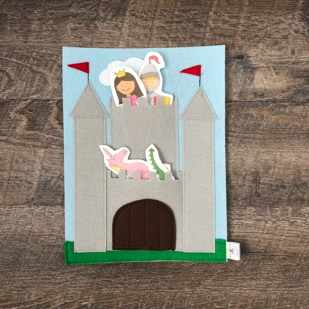 Castle Finger Puppet Template – Kailan Carr
