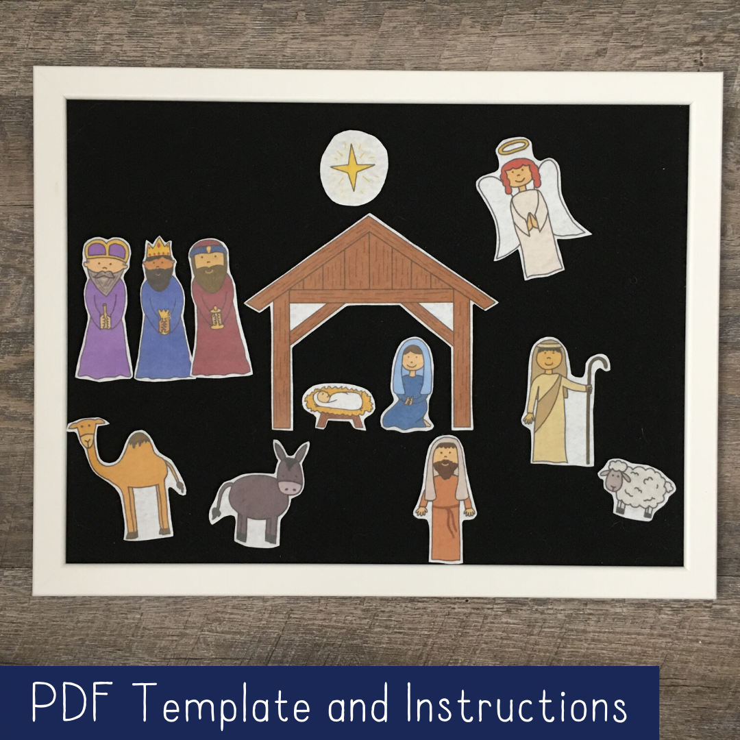 DIY Nativity Felt Story Set