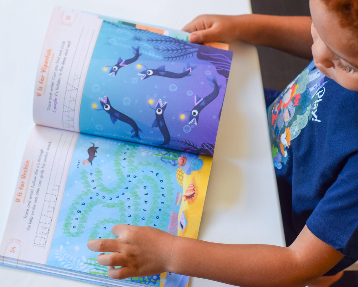 Ocean Animals Preschool Activity Book